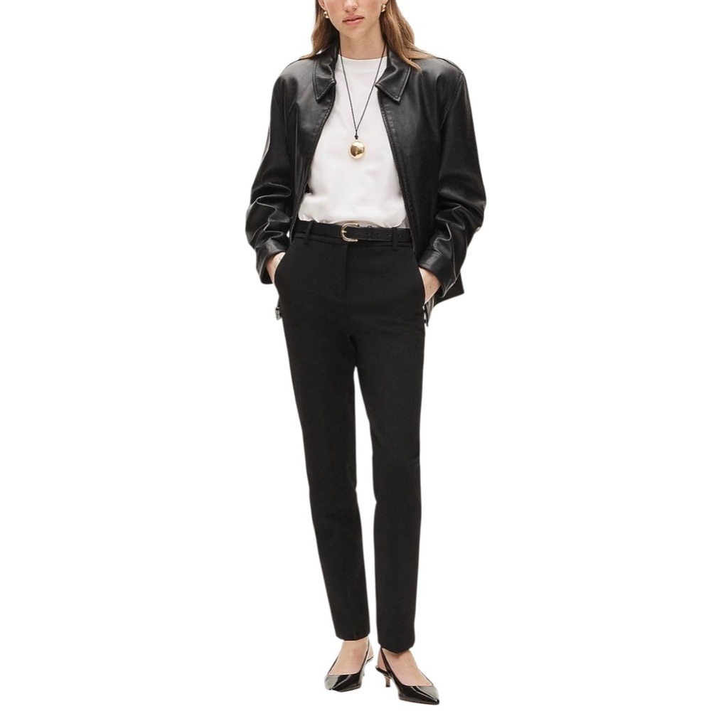 J. Crew New Cameron 4 Season Stretch Black Women's Trousers Pants NWT 8 Black